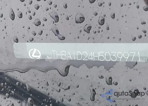 2017 Lexus Is 200T из США, поврежденный, VIN JTHBA1D24H5039971